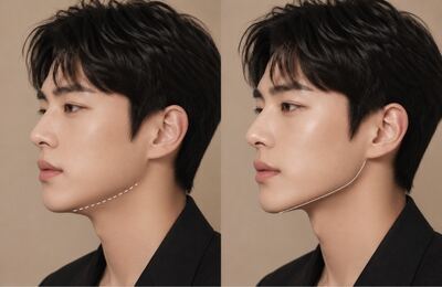 남성 윤곽 유형 2 아이콘 영역